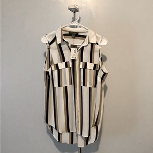 Sleeveless High Low Top